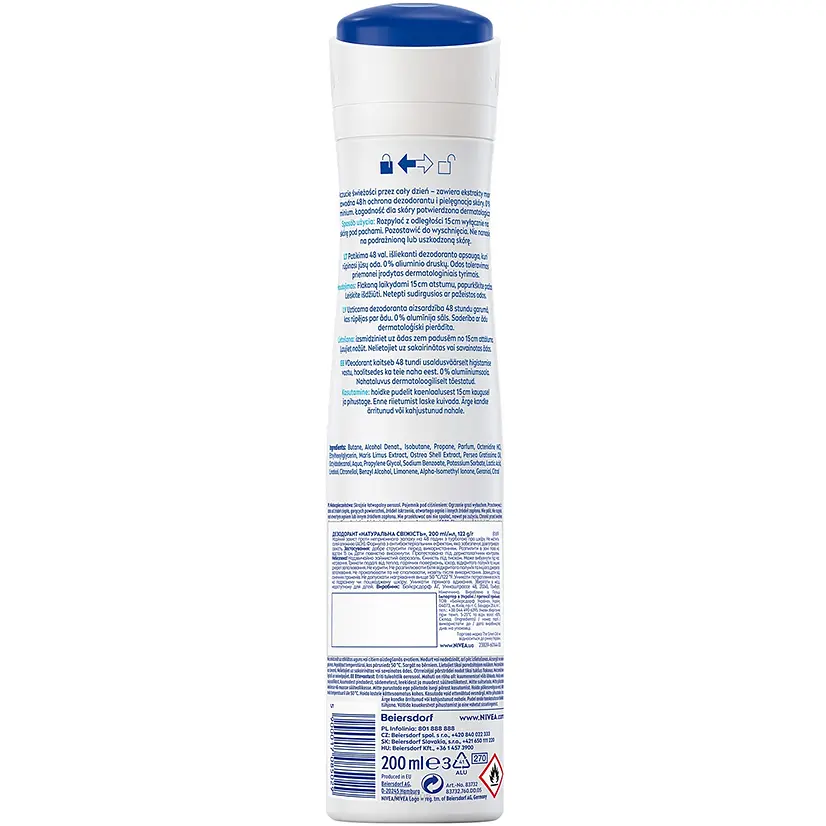 Дезодорант Nivea Fresh Natural Натуральна свіжість 200 мл (81619) - фото 2