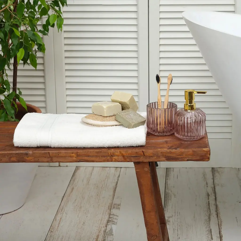 Рушник Karaca Home - Daily Soft offwhite молочний 70x140 - фото 4