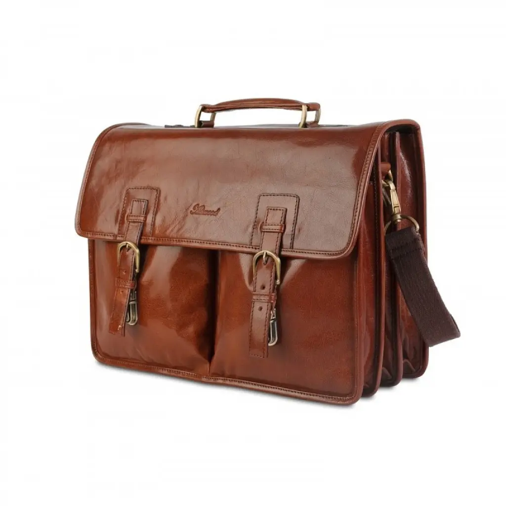 Сумка Ashwood Gareth Briefcase VT Chestnut (GARETH VT CHESTNUT) - фото 3