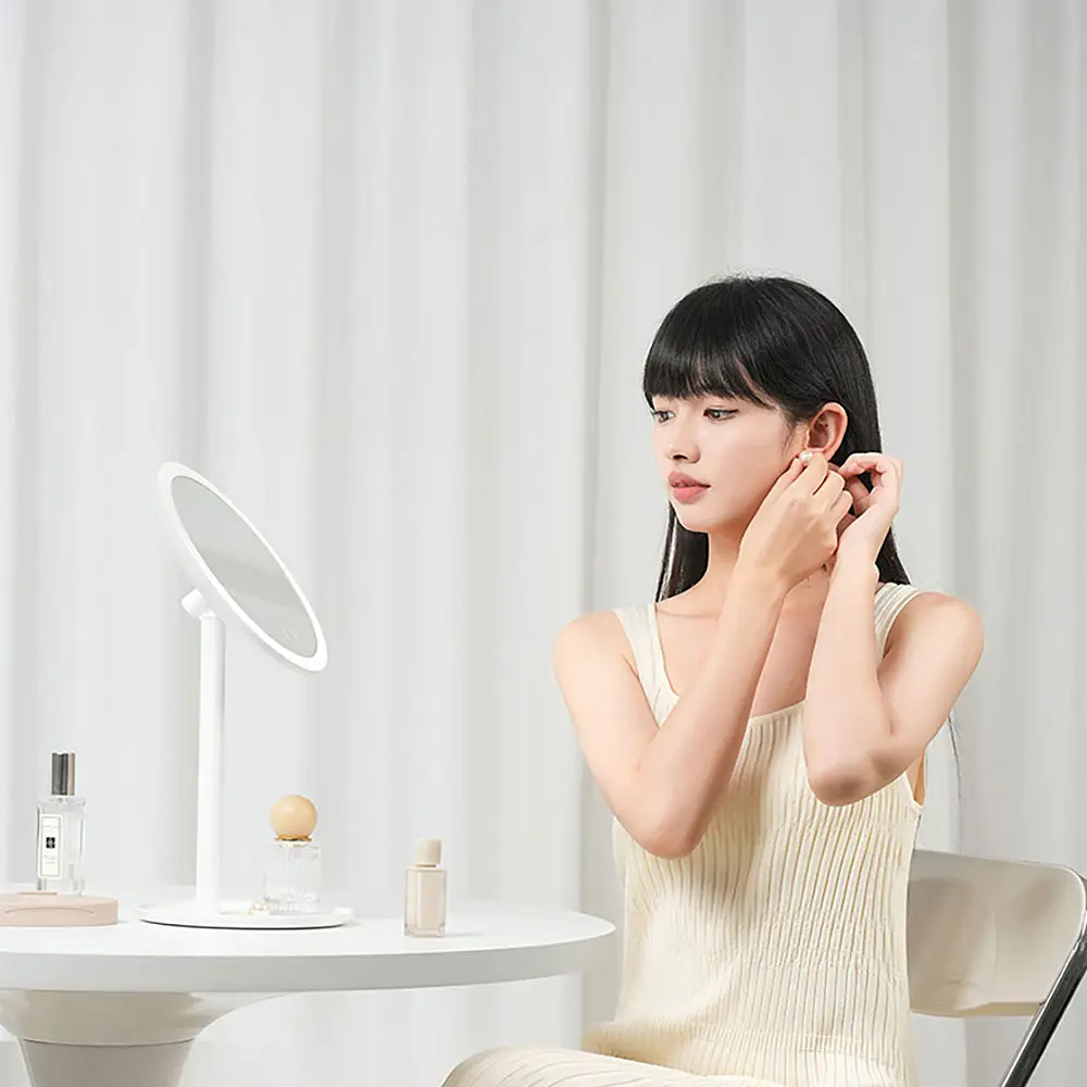 Дзеркало для макіяжу з LED підсвіткою Xiaomi DOCO DayLight Mirror 2.0 (XM001) - фото 8