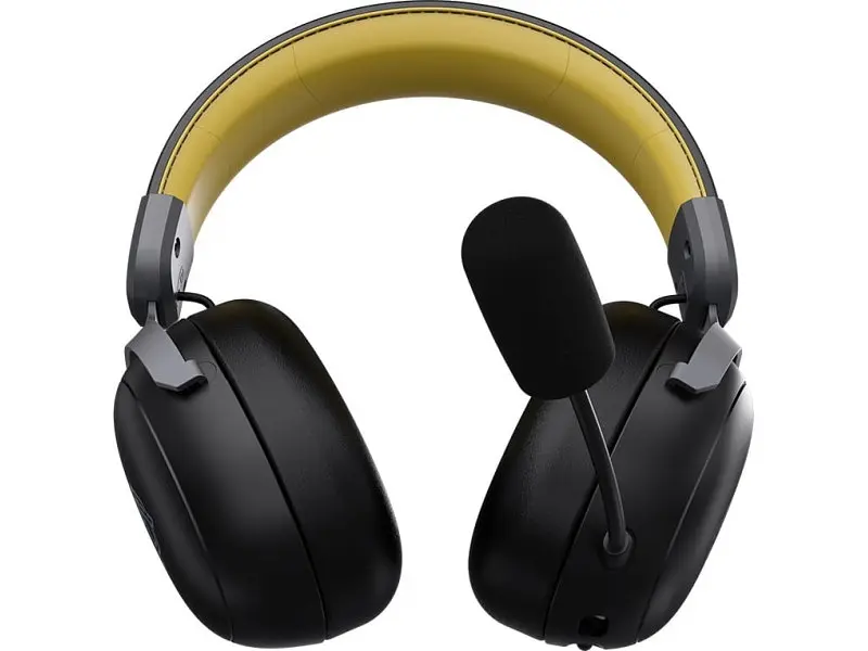 Навушники з мікрофоном Ajazz AHM08 MAX Black/Gray/Yellow (AHM08-MAX-BGY) - фото 3
