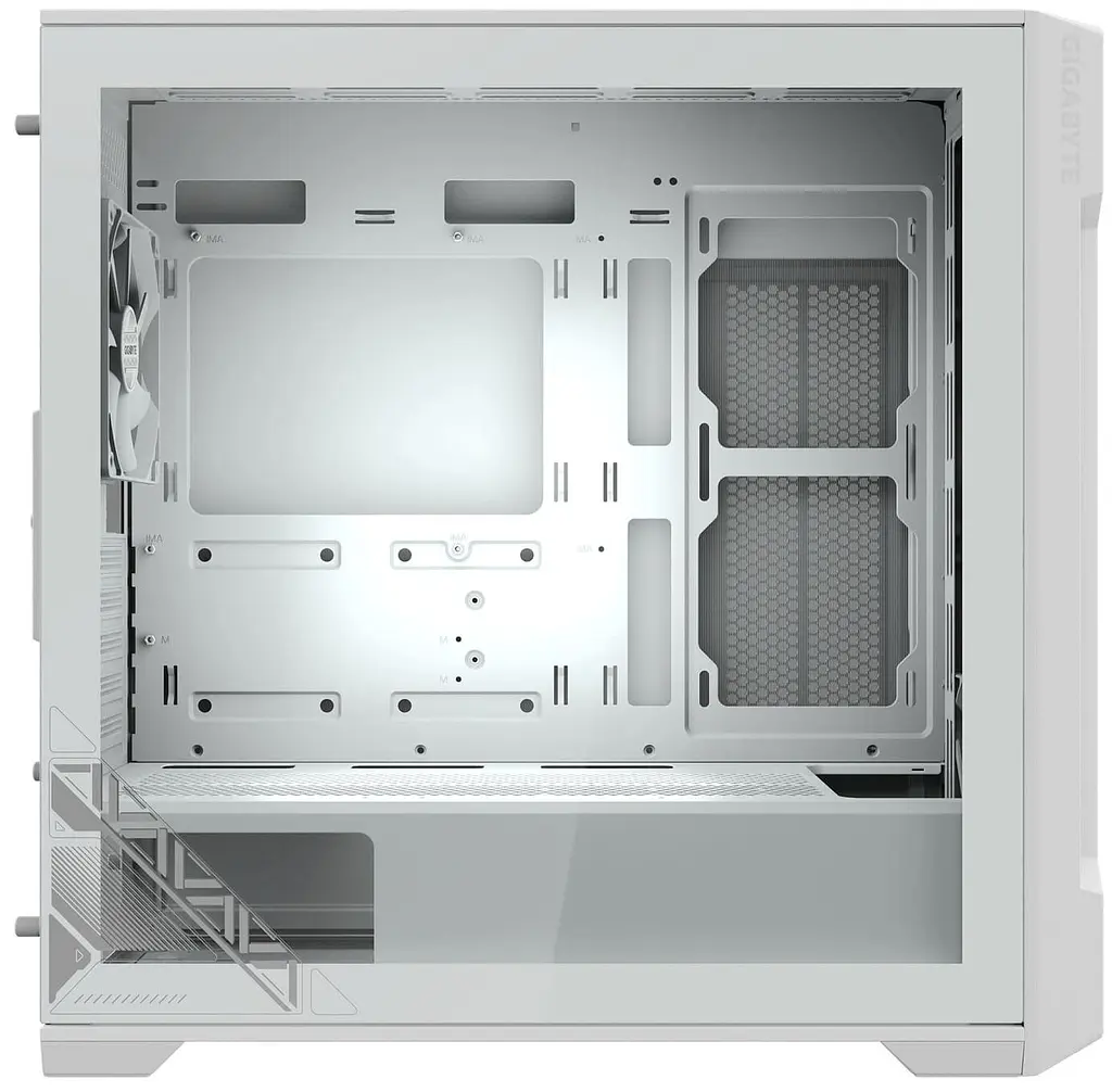 Корпус GIGABYTE C102 Glass Ice без БЖ White (GB-C102GI) - фото 5