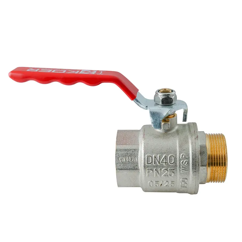 Кран кульовий ГШВ Koer Extreme KE.215-40 - 1 1/2" FM ручка "важіль" червона KR5754 - фото 4
