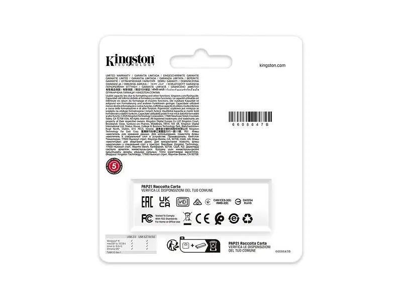 Флешка Kingston 128 GB DataTraveler Exodia G2 (DTXG2/128GB) - фото 6