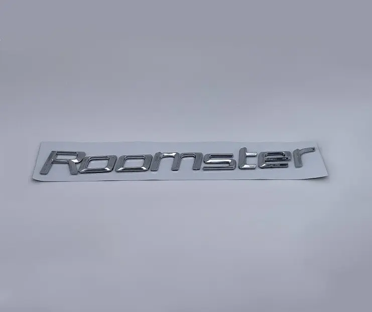 Емблема напис Roomster для Skoda Хром 225х25 мм на скотчі 5J0853687 - фото 3