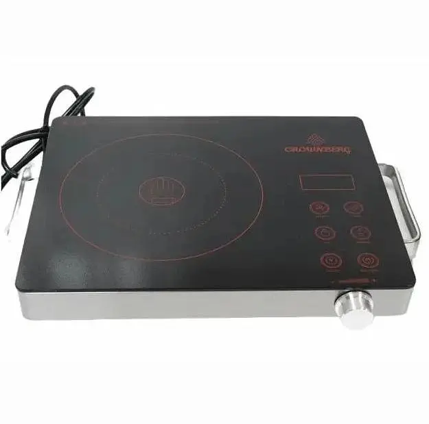 Електроплита інфрачервона 2000W склокерамічна настільна на одну конфорку з функцією барбекю Crownberg CB-1324 - фото 4
