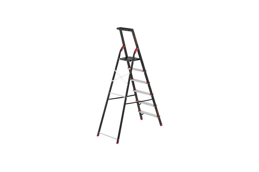 Драбина сталева Intertool LT-0056 на 6 ступенів висота до платформи 1280 мм - фото 2