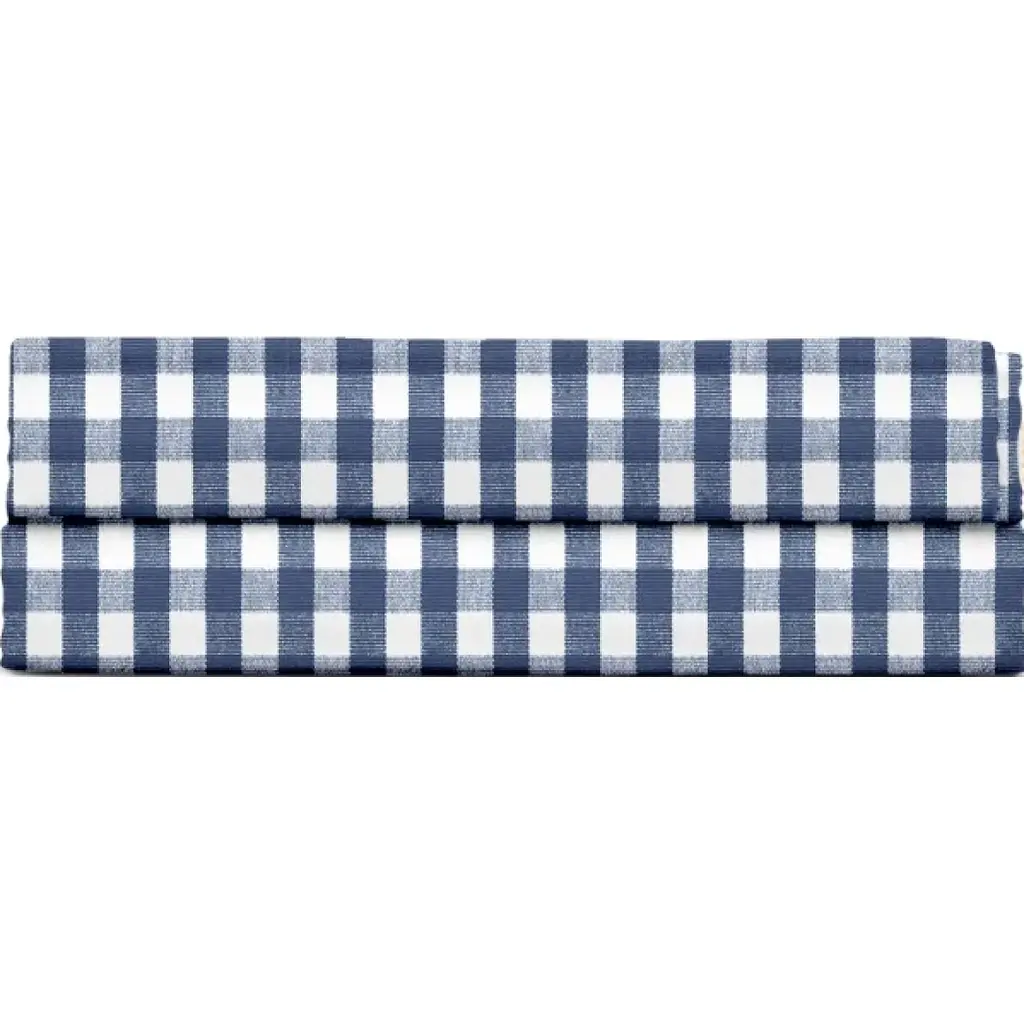Дитяче простирадло Cosas Navy Check 110х160 см синьо-біле (NavyCheck_110x160)