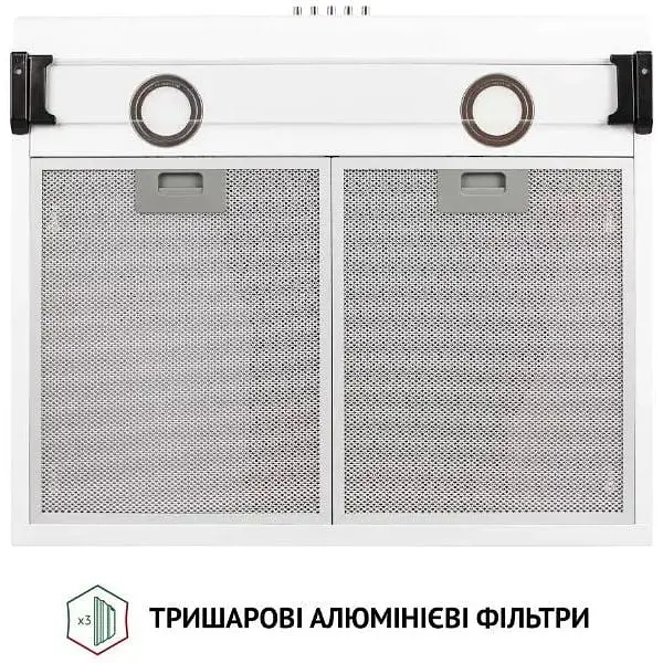 Витяжка пласка Perfelli PL 6042 W LED - фото 4