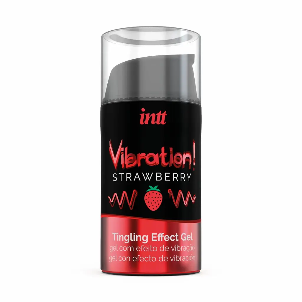 Рідкий вібратор Intt Vibration Strawberry (15 мл) Intt SO2921 23682 - фото 2