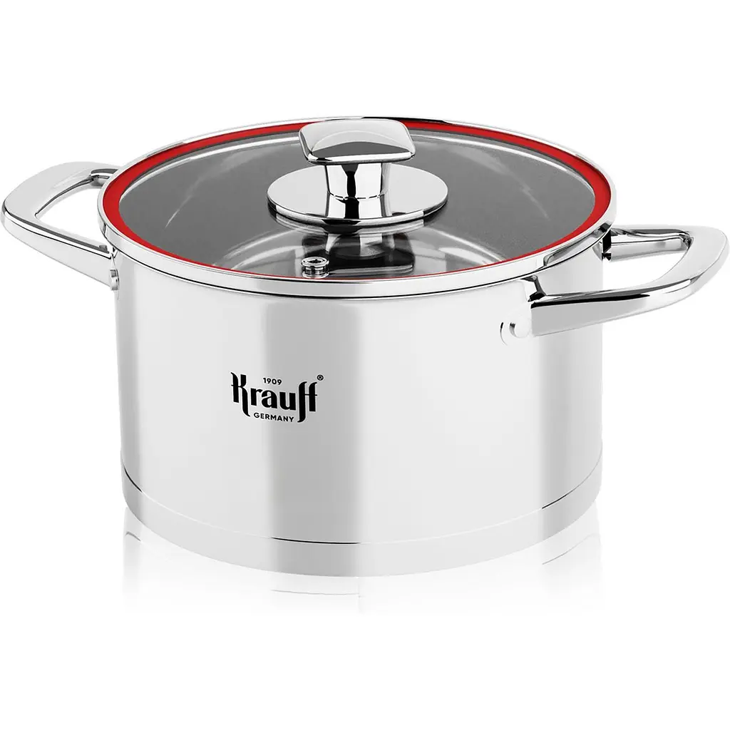 Кастрюля Krauff Prime Chef со стеклянной крышкой 2.7 л 18 см (26-238-039)  - фото 2
