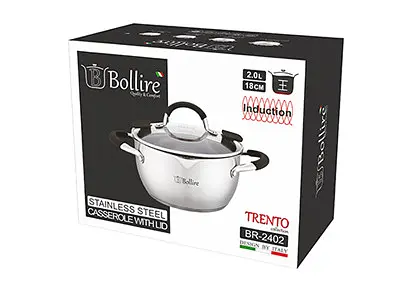 Каструля Bollire BR 2402 18 см 2л - фото 3