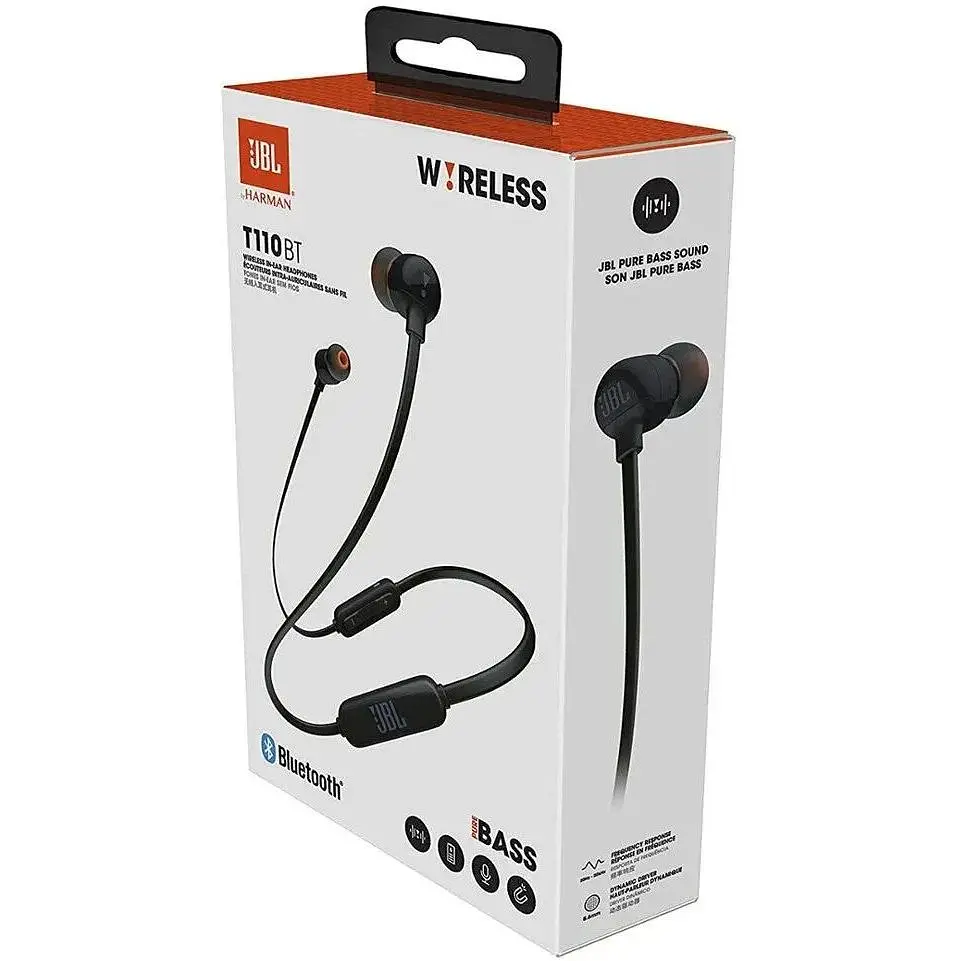 Навушники бездротові JBL T110BT чорні - фото 4