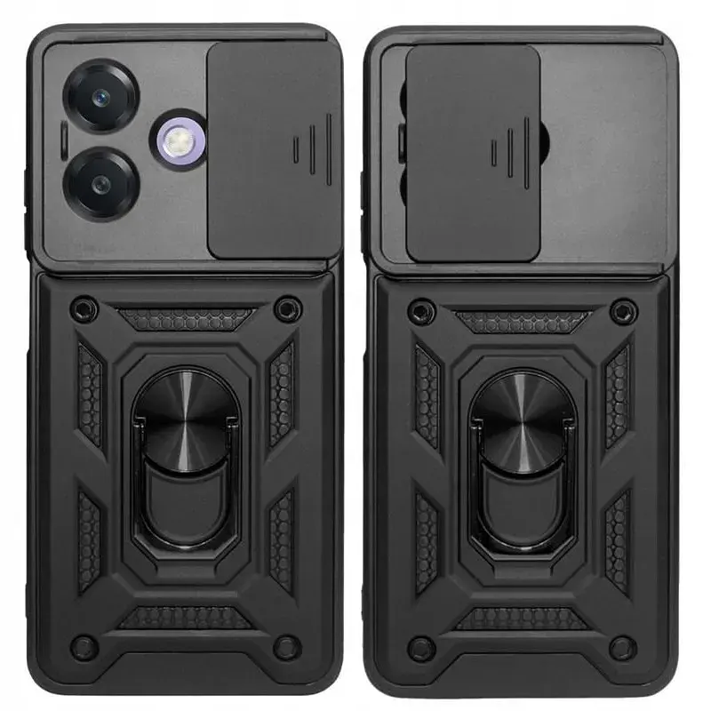 Панель BeCover Military для Oppo A3 4G / А3х 4G / A40m Black (713077) - фото 2