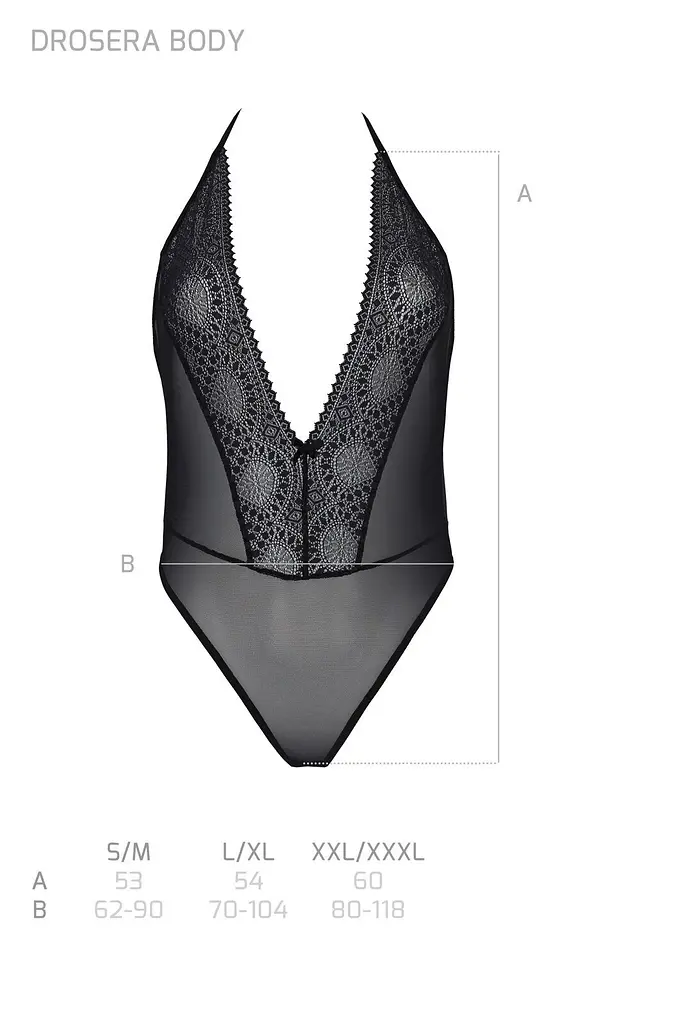 Боди Passion DROSERA BODY black, S/M - фото 5