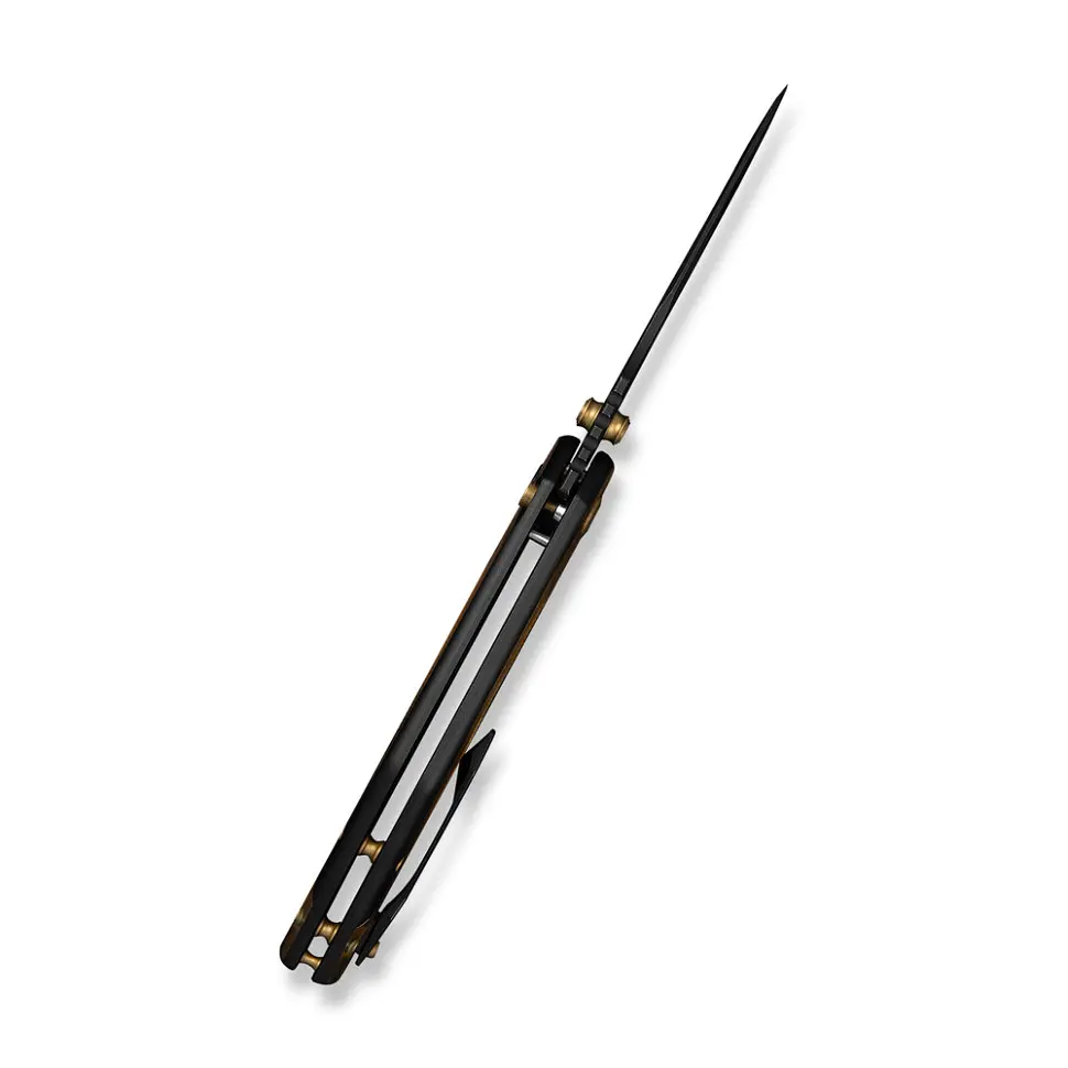 Ніж складаний туристичний Civivi Wellmax (9.1 см) 14C28N / Aluminum чорний/жовтий - фото 7