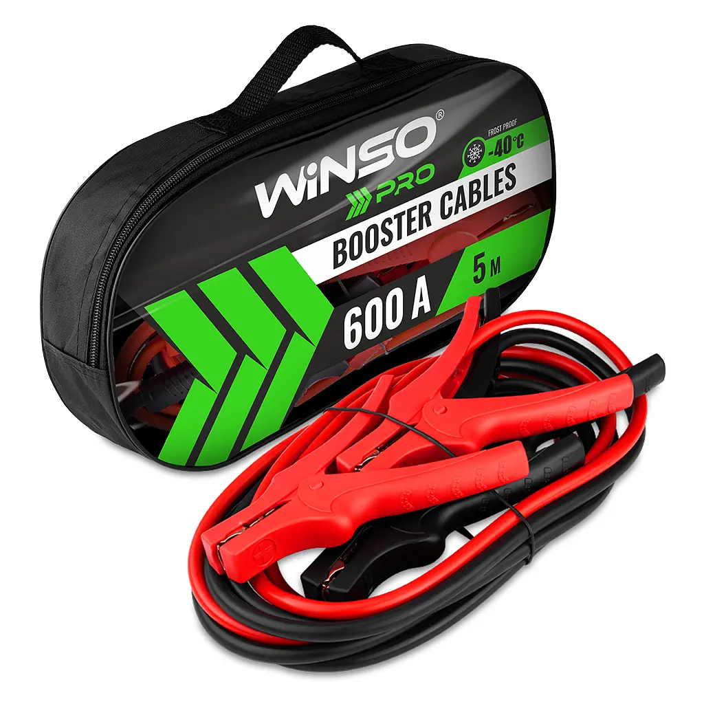 Дроти для запуску для автомобіля WINSO PRO сила стуму 600A, довжина 5м (138160) - фото 4