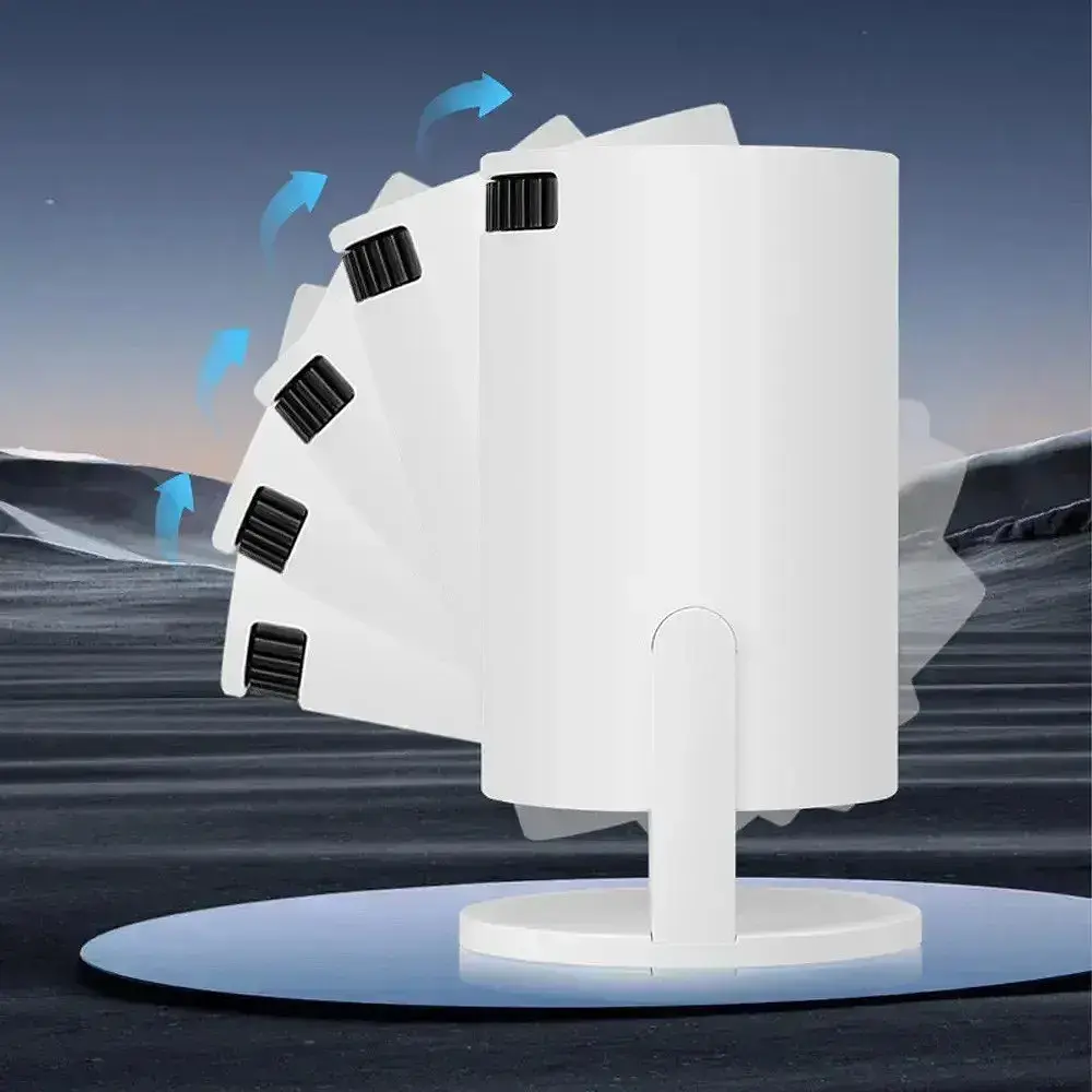 Портативний домашній проектор Rotundity M5 з WiFi та пультом для перегляду фільмів Широкоекранний 16:9 Білий - фото 4