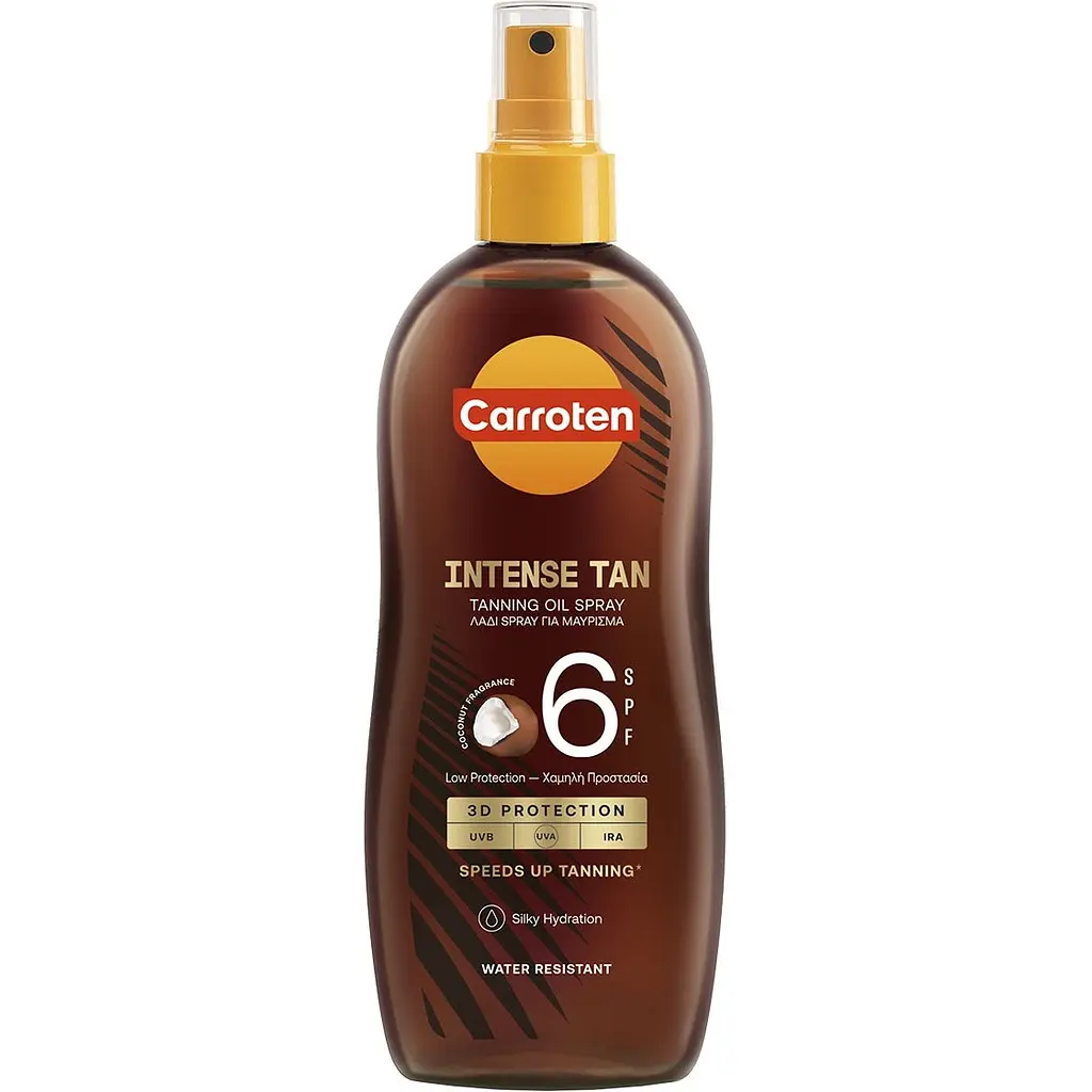 Олія-спрей для інтенсивної засмаги Carroten Intense Tan SPF 6 200 мл - фото 1