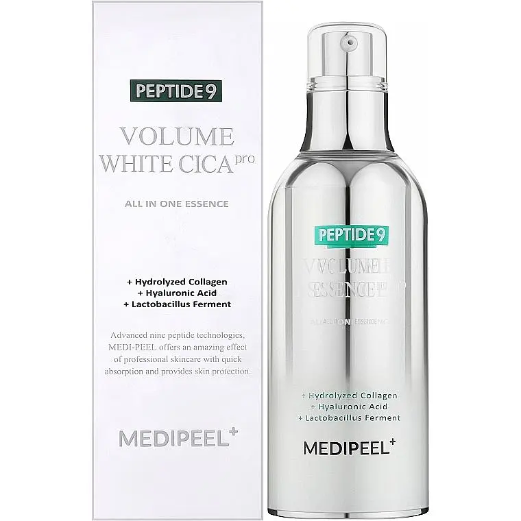 Эссенция для лица Medi-Peel Peptide 9 Volume All In One White Cica Essence Pro осветляющая кислородная 100 мл - фото 2