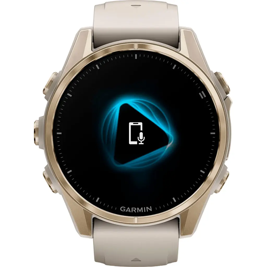 Смарт-годинник Garmin Fenix 8 AMOLED Sapphire 43mm Soft Gold with Fog Gray/Dark Sandstone Silicone Band (010-02903-10) [115093] - фото 7