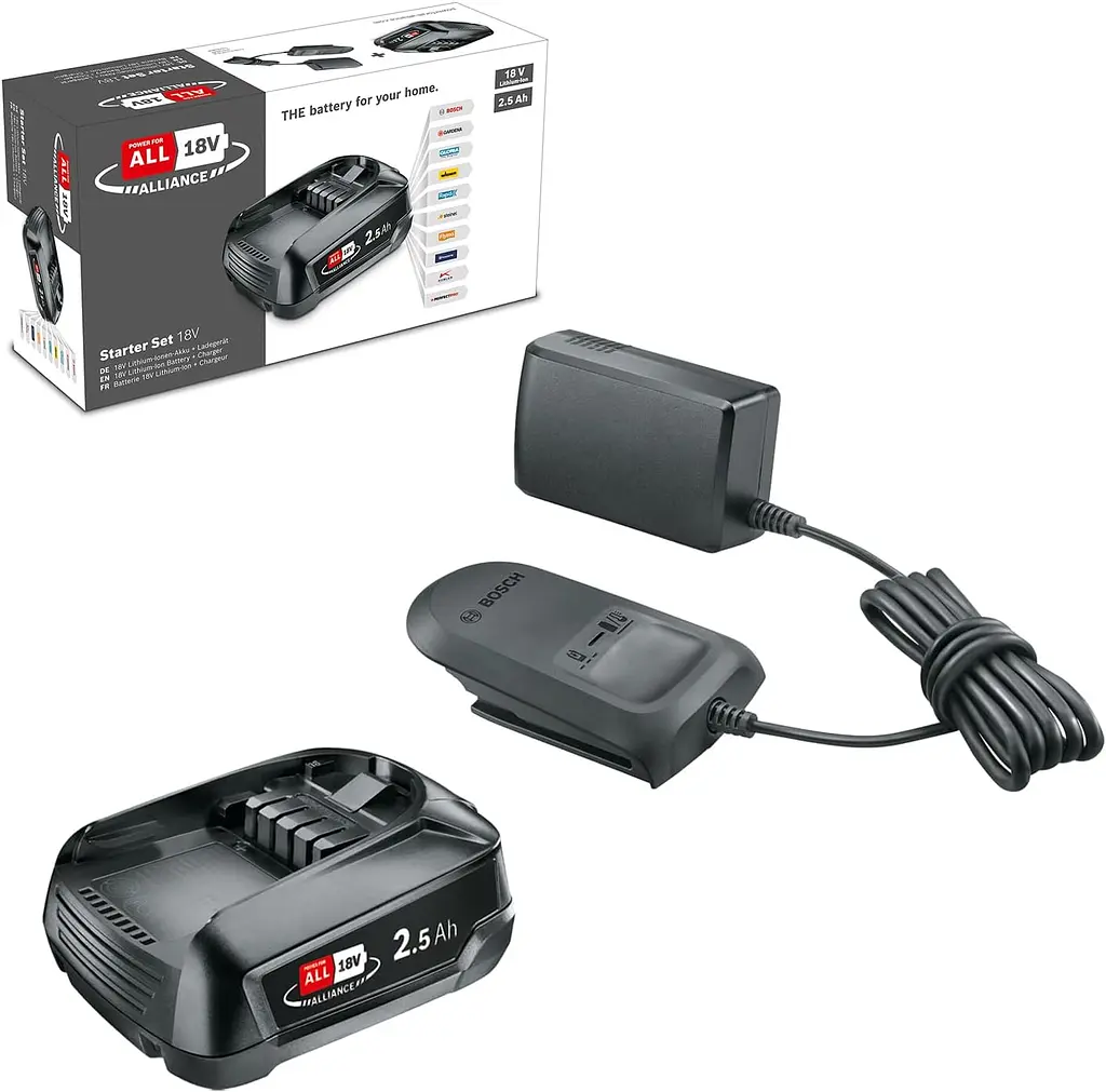 Набір акумулятора та зарядного пристрою 18V Bosch hoz0014379 - фото 3