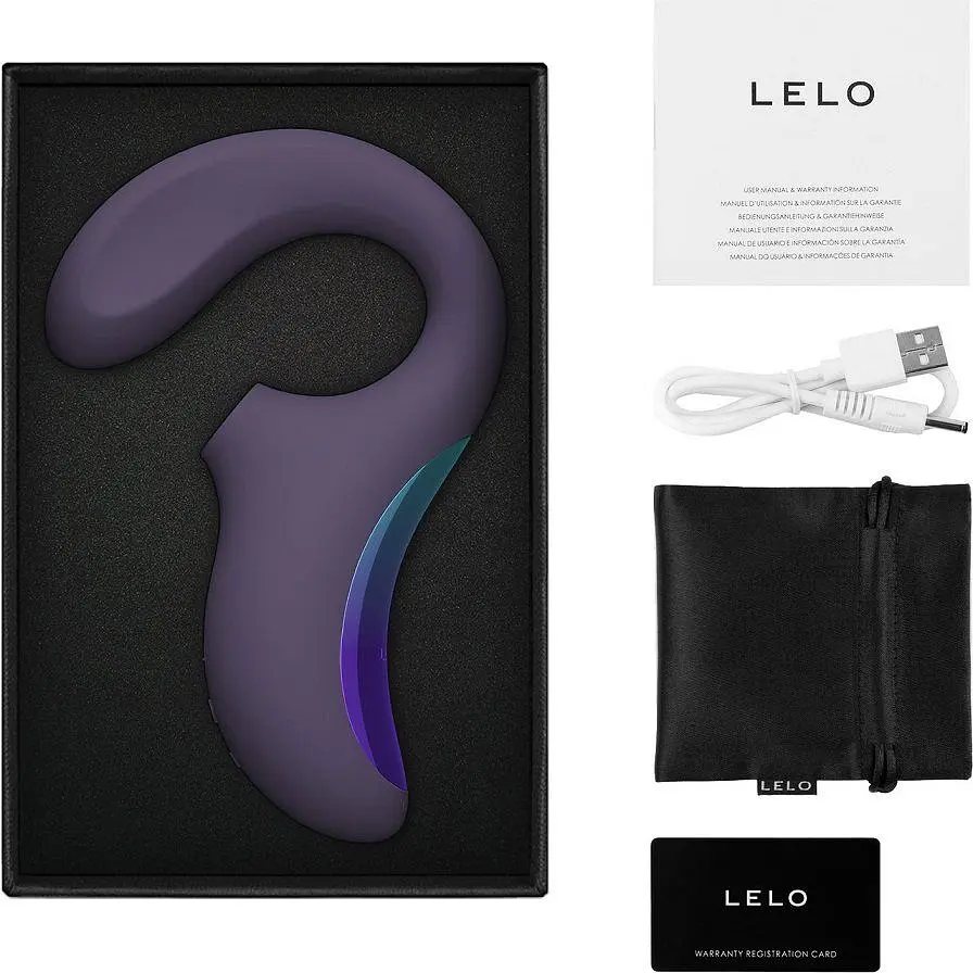 Кліторально-вагінальний стимулятор LELO Enigma WAVE Cyber Purple - фото 5