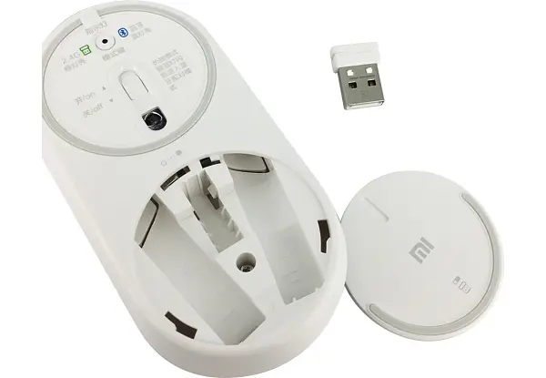 Миша XiaomiXiaomi Bluetooth Mouse Silver (HLK4002CN) (XMSB02MW) - фото 3