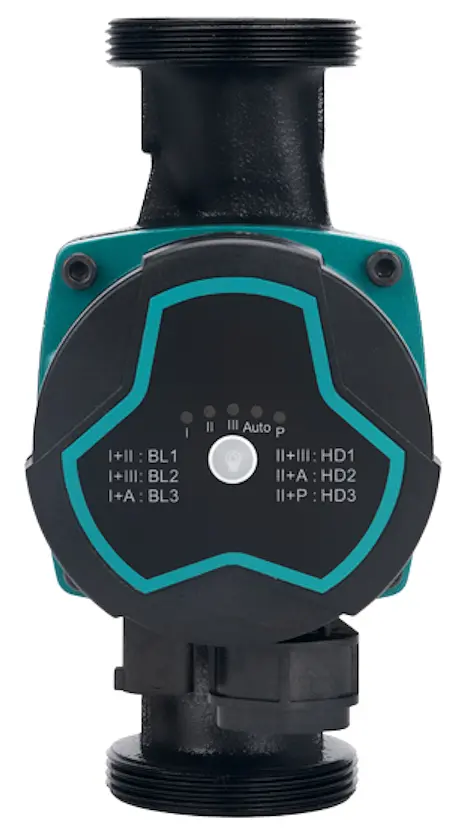 Циркуляционный насос Aquatica GPA25-6/180 III энергосберегающий, 5-39Вт Hmax 6м Qmax 53л/мин ØØ1½" 180мм + гайки (774053) - фото 3