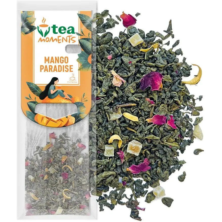 Чай Tea Moments Assorted Fuit Tea 114 г 5 смаків по 10 кадді-пакетів - фото 3