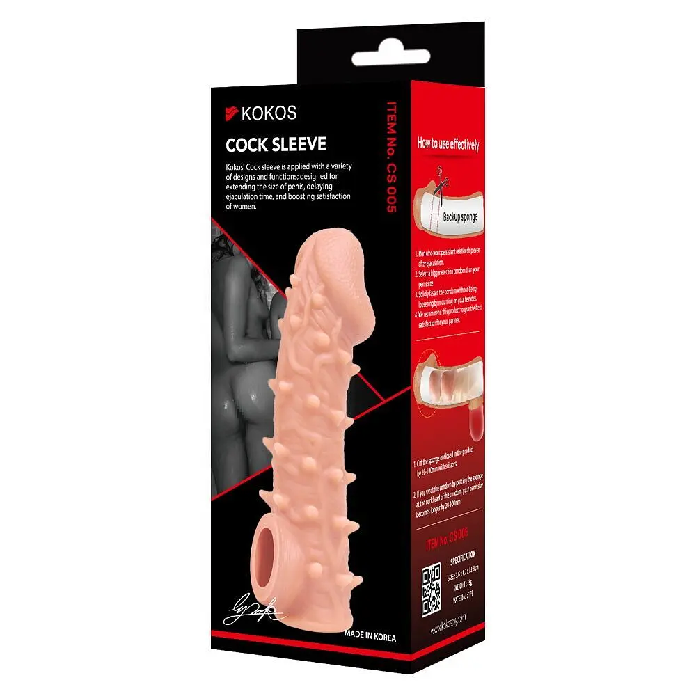 Насадка на член Kokos Cock Sleeve CS 005, L - фото 8