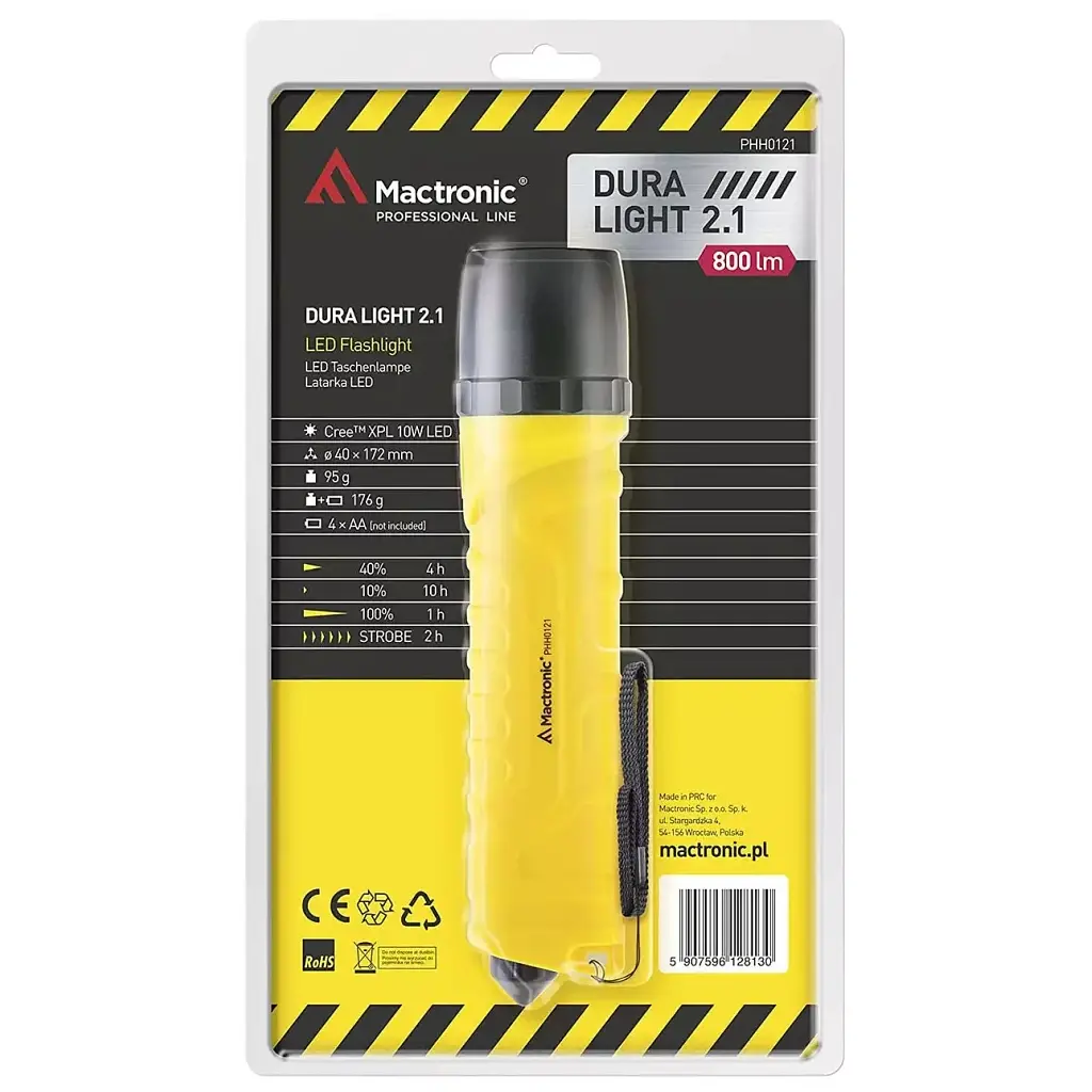 Ліхтар Mactronic Dura Light 2.1 Glass Breaker 800 Lm (PHH0121) - фото 6