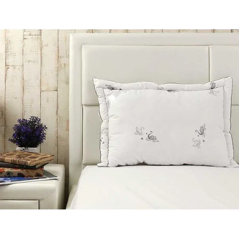 Подушка Руно 40x60 - Silver Swan штучний пух біла (21453) - фото 4