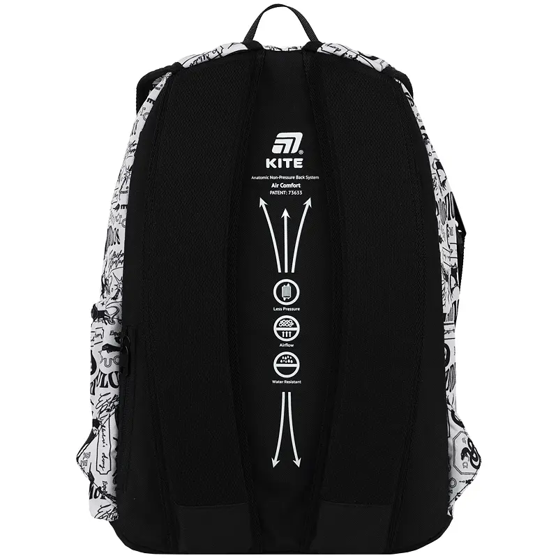 Рюкзак для старшей школы Kite Education teens 949M HP Черно-белый (HP26-949M) - фото 7