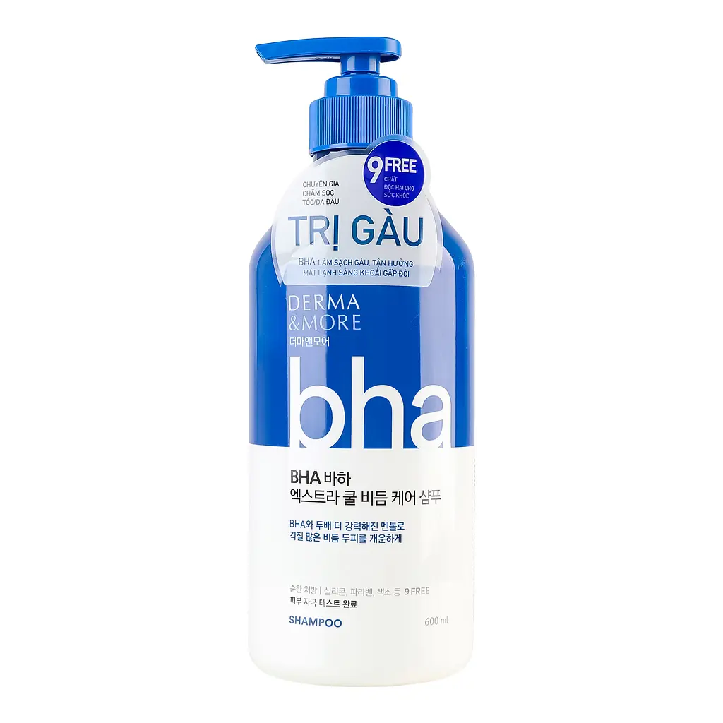 Шампунь Заспокійливий проти лупи Aekyung Derma & More BHA Extra 600 мл - фото 2