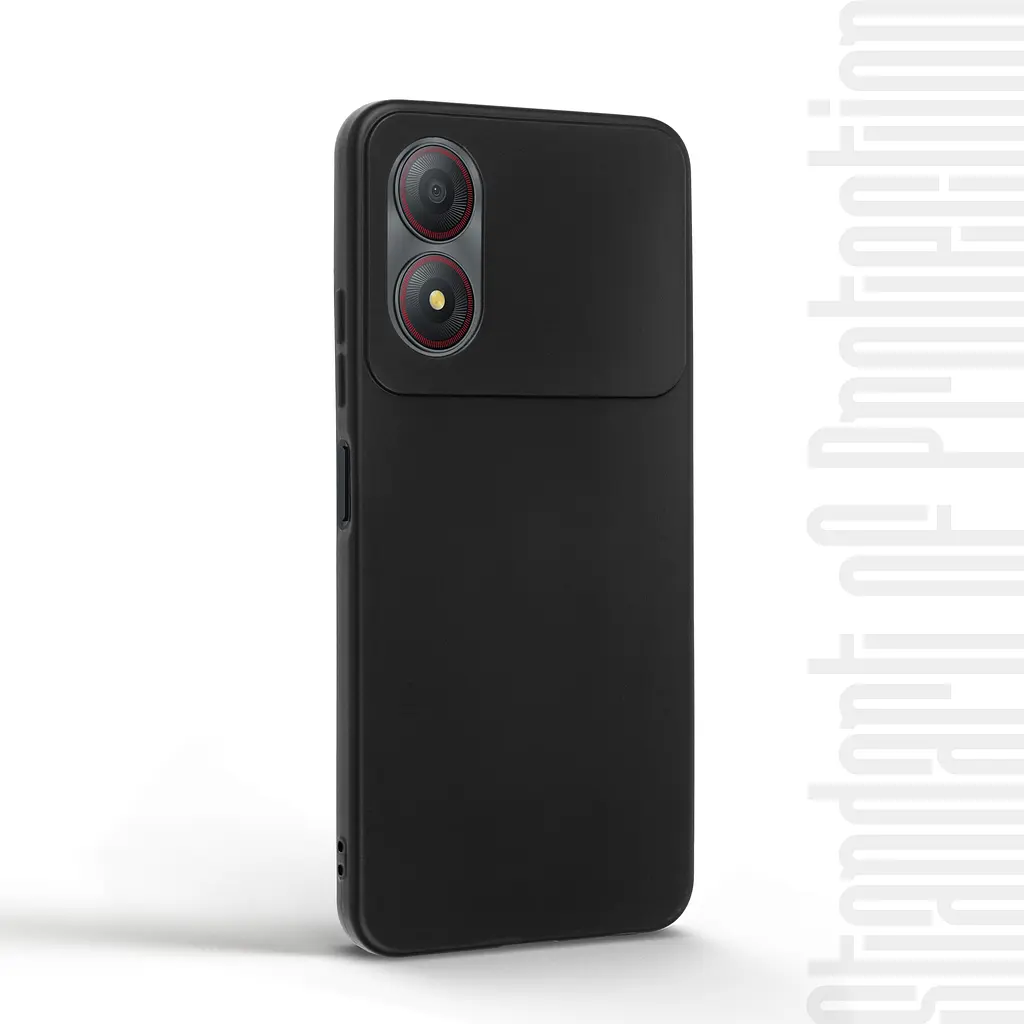 Чехол-накладка для смартфона ZTE Blade A34 противоударный, силиконовый, термополиуретановый (ТПУ), с защитой камеры и корпуса, черный, защита всего корпуса, ArmorStandart (ARM78938) - фото 2
