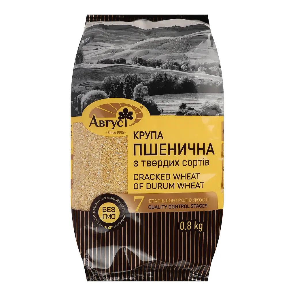 Крупа пшенична Август твердих сортів 800 г (769404) - фото 2