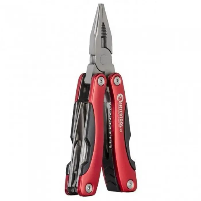 Мультитул Intertool HT-0541 12 в 1 с чехлом, 160 мм, для авто и туризма - фото 3