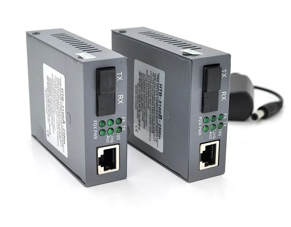 Медіаконвертер Voltronic NetLink A+B (IC+113), 1310+1550 WDM Full/Half duplex, SC 25km