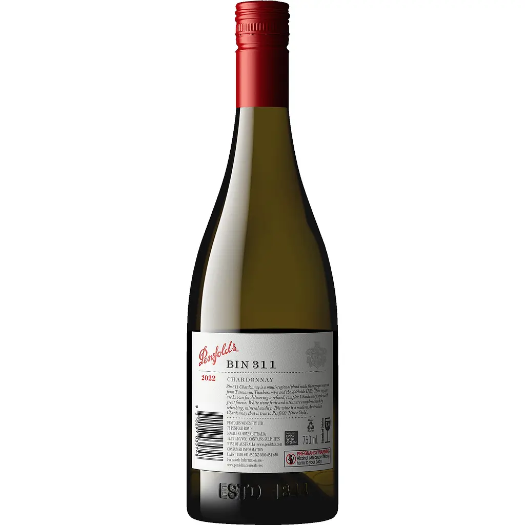 Вино Penfolds Bin 311 Chardonnay белое сухое 0.75 л - фото 2