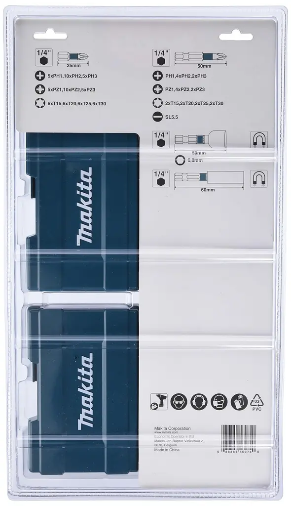 Набір біт торсіонних 90 шт Makita Impact Black E-03109 - фото 5