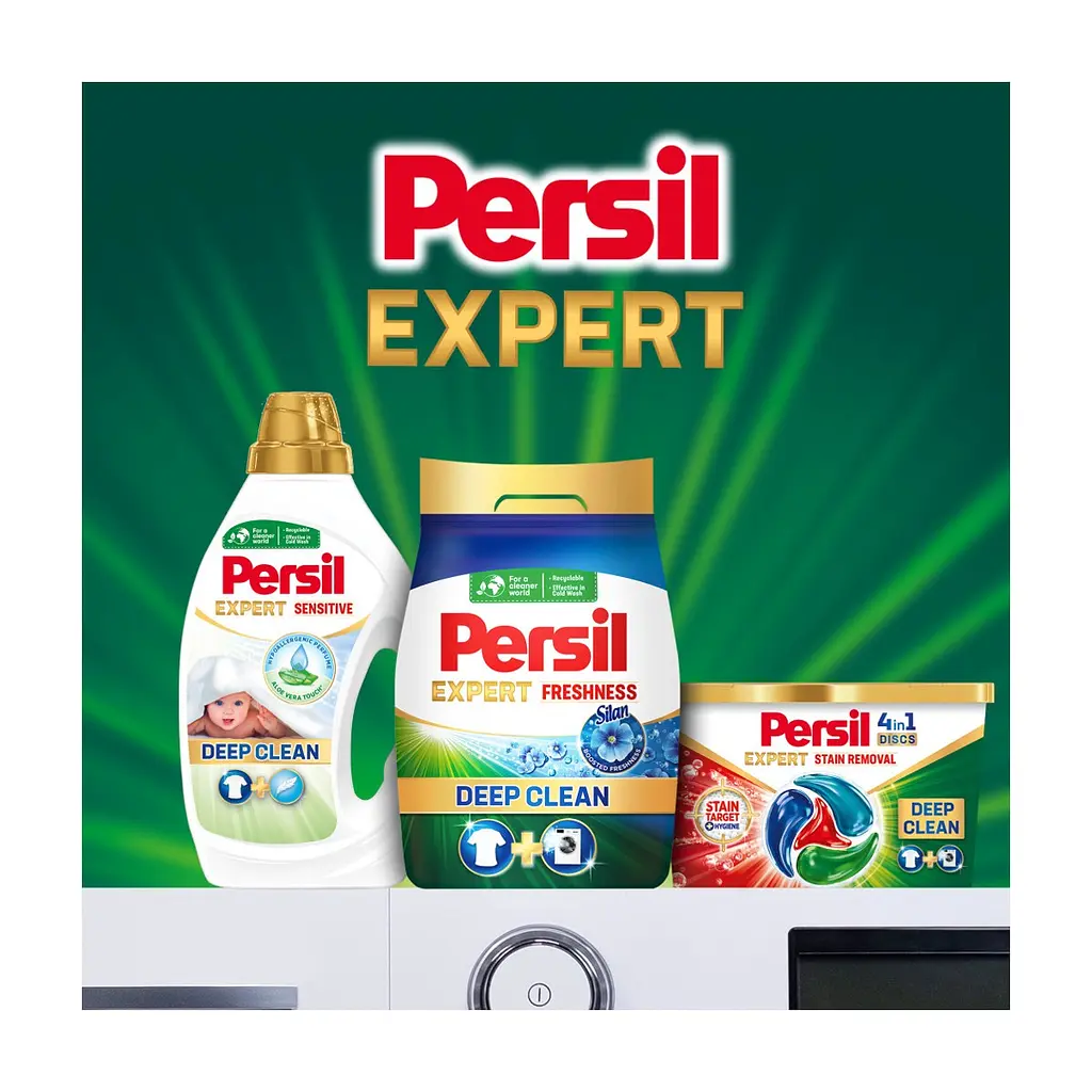 Пральний порошок Persil Expert Deep Clean Автомат Свіжість від Silan 1.2 кг (9000101804683) - фото 6