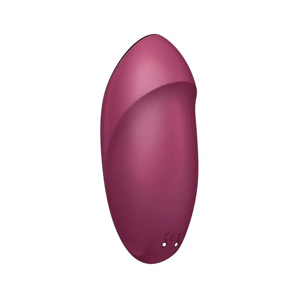 Вибратор для клитора Satisfyer Tap & Climax 1 11 см бордовый - фото 3