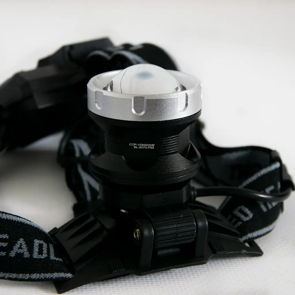 Налобний ліхтар світлодіодний акумуляторний BL-8070-P50 (1009341-Black) - фото 4
