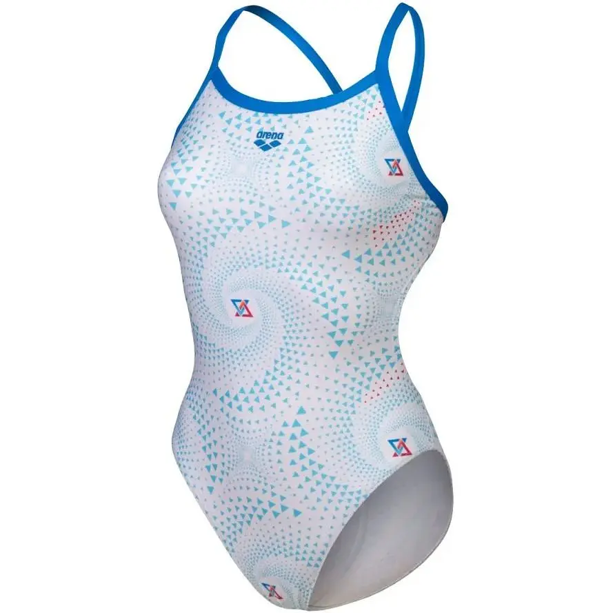 Купальник Arena Women`s Arena Fireflow Swimsui L Methyl Blue/White (1097-008598-810 42) - фото 2