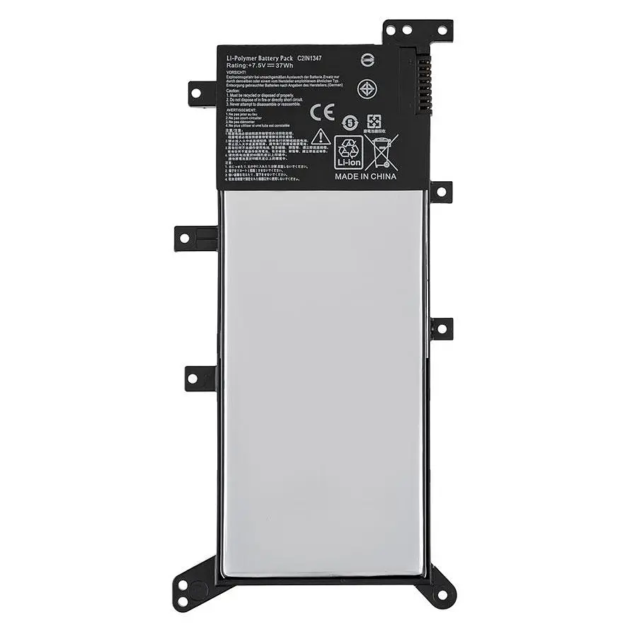 Батарея для ноутбука Asus C21N1347 (X555LA X555LD X555LN R556LD) 7.5V 37Wh 4840mAh Чорний - фото 2