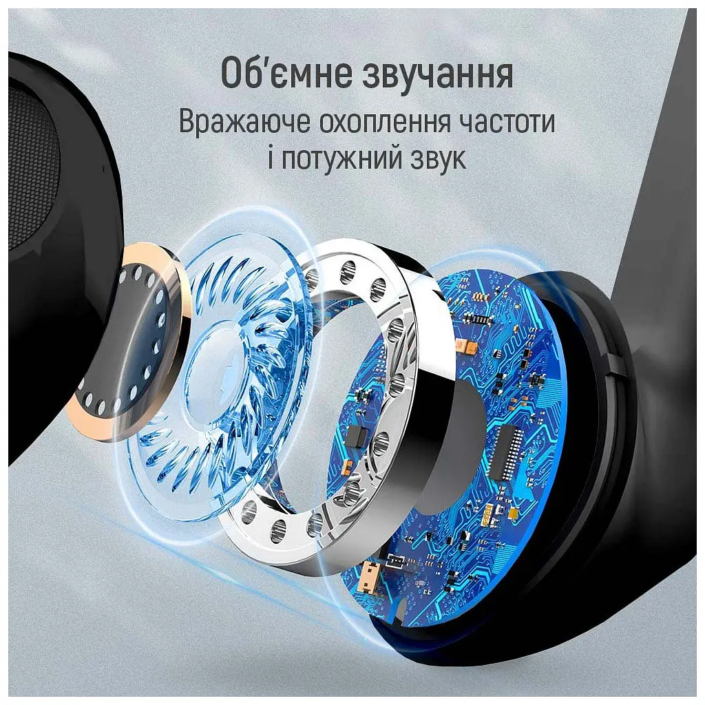 Навушники ColorWay Slim TWS-2 Earbuds Black (CW-TWS2BK) - фото 9