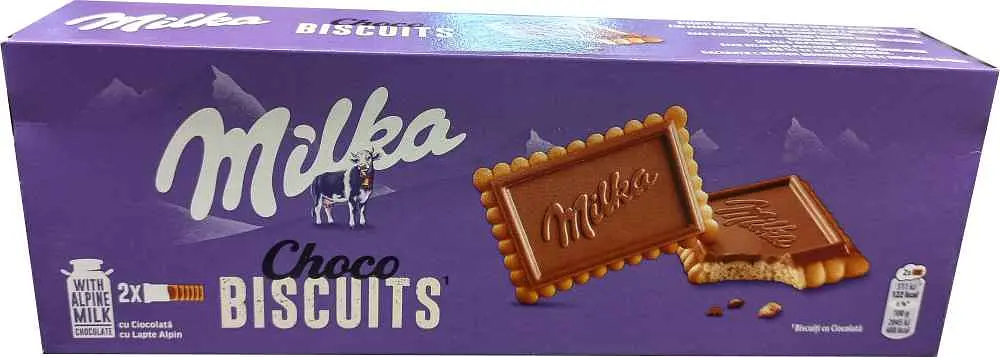 Печиво Milka Choco Biscuit в молочному шоколаді 150 г (7622300590970)