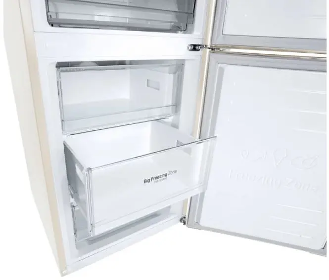 Холодильник LG GC-B459SECL бежевый - фото 9