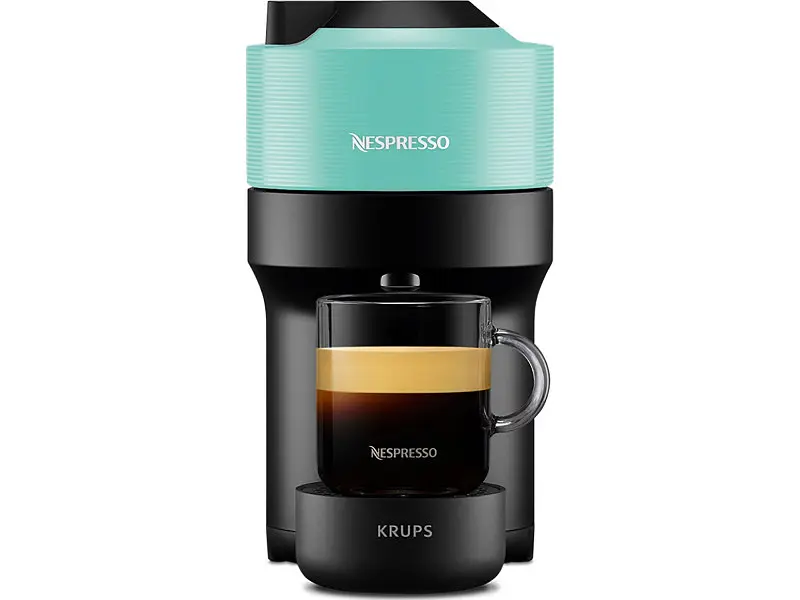 Капсульная кофеварка Krups Nespresso Vertuo Pop Aqua Mint XN9204 - фото 2